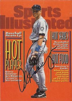 1997 Sports Illustrated - Autographed Mini-Covers #NNO Alex Rodriguez Front