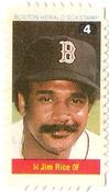 1983 Boston Herald SoxStamps #4 Jim Rice Front