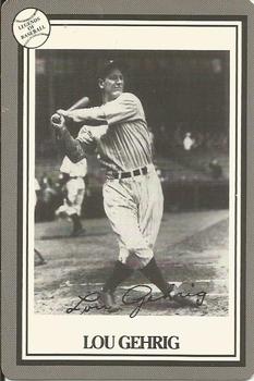 1993 Hoyle Legends of Baseball #NNO Lou Gehrig Front
