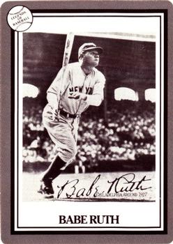 1993 Hoyle Legends of Baseball #NNO Babe Ruth Front