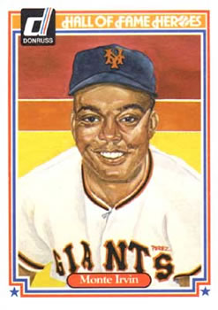 1983 Donruss Hall of Fame Heroes #15 Monte Irvin Front
