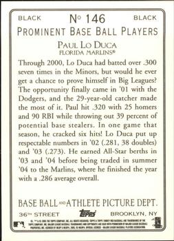 Paul Lo Duca 2004 Upper Deck Game-Used Jersey Card