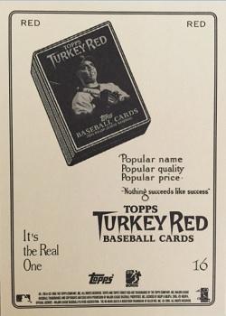 2005 Topps Turkey Red - Red #16 Mike Piazza  Back