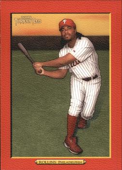 2005 Topps Turkey Red - Red #112 Jimmy Rollins Front