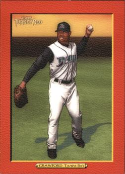 2005 Topps Turkey Red - Red #152 Carl Crawford Front