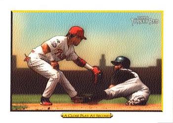 2005 Topps Turkey Red - White #49 A Close Play Jimmy Rollins Front