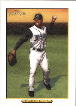 2005 Topps Turkey Red - White #152 Carl Crawford Front