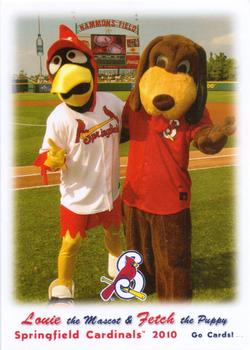2010 Grandstand Springfield Cardinals #NNO Louie / Fetch Front
