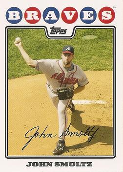 2008 Topps Atlanta Braves #ATL4 John Smoltz Front