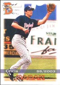 2003 Grandstand Binghamton Mets #4 Chris Basak Front