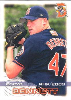 2003 Grandstand Binghamton Mets #5 Steve Bennett Front