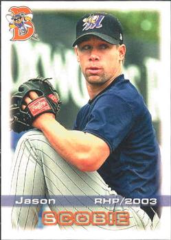 2003 Grandstand Binghamton Mets #25 Jason Scobie Front