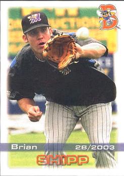 2003 Grandstand Binghamton Mets #28 Brian Shipp Front