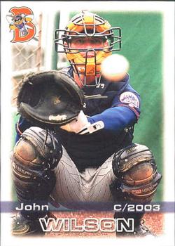 2003 Grandstand Binghamton Mets #30 John Wilson Front