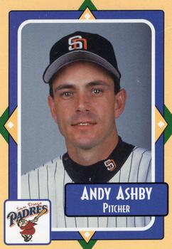 1998 San Diego Padres MADD #NNO Andy Ashby Front
