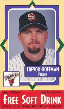 1998 San Diego Padres MADD #NNO Trevor Hoffman Front