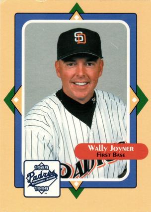 1999 San Diego Padres MADD #NNO Wally Joyner Front