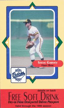 1999 San Diego Padres MADD #NNO Steve Garvey Front