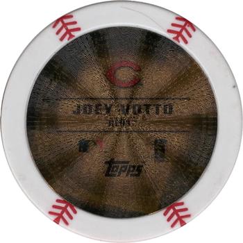 2014 Topps Chipz - Gold Foil #NNO Joey Votto Back
