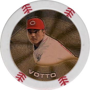 2014 Topps Chipz - Gold Foil #NNO Joey Votto Front
