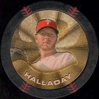 2014 Topps Chipz - Gold Foil Black #NNO Roy Halladay Front