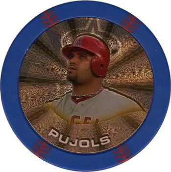 2014 Topps Chipz - Gold Foil Blue #NNO Albert Pujols Front
