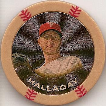 2014 Topps Chipz - Gold Foil Gold #NNO Roy Halladay Front