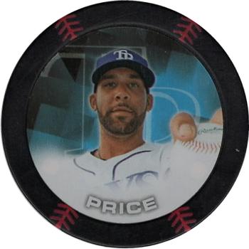 2014 Topps Chipz - Magnets Black #NNO David Price Front