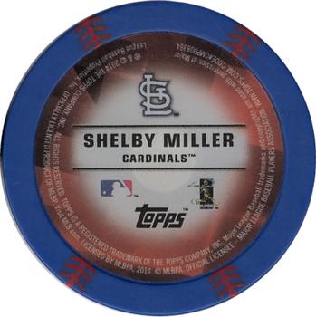 2014 Topps Chipz - Magnets Blue #NNO Shelby Miller Back