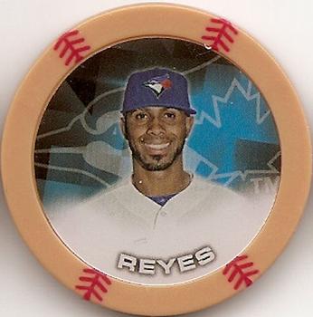 2014 Topps Chipz - Magnets Gold #NNO Jose Reyes Front
