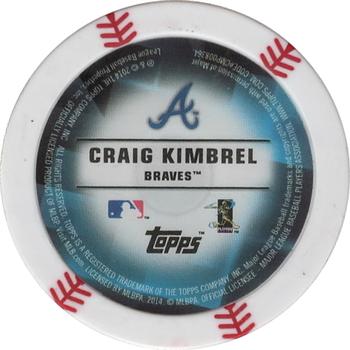 2014 Topps Chipz - Magnets #NNO Craig Kimbrel Back