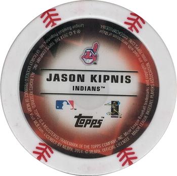 2014 Topps Chipz - Magnets #NNO Jason Kipnis Back