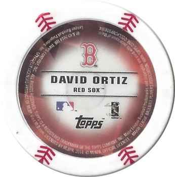 2014 Topps Chipz - Magnets #NNO David Ortiz Back