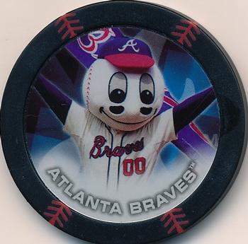 2014 Topps Chipz - Mascots Black #NNO Homer the Brave Front