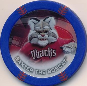 2014 Topps Chipz - Mascots Blue #NNO Baxter the Bobcat Front