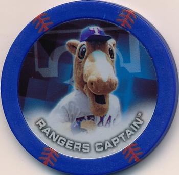 2014 Topps Chipz - Mascots Blue #NNO Rangers Captain Front