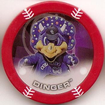 2014 Topps Chipz - Mascots Red #NNO Dinger Front