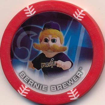 2014 Topps Chipz - Mascots Red #NNO Bernie Brewer Front