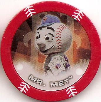2014 Topps Chipz - Mascots Red #NNO Mr. Met Front