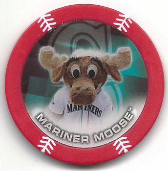 2014 Topps Chipz - Mascots Red #NNO Mariner Moose Front
