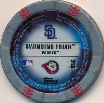 2014 Topps Chipz - Mascots Silver #NNO Swinging Friar Back