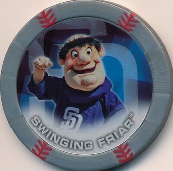 2014 Topps Chipz - Mascots Silver #NNO Swinging Friar Front