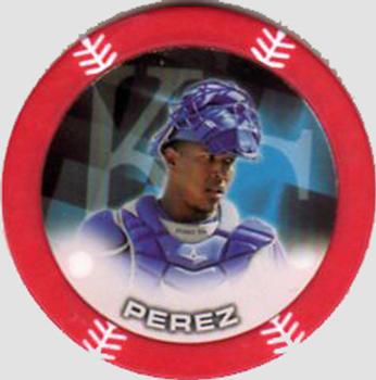 2014 Topps Chipz - Red #NNO Salvador Perez Front