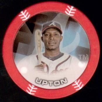 2014 Topps Chipz - Red #NNO Justin Upton Front