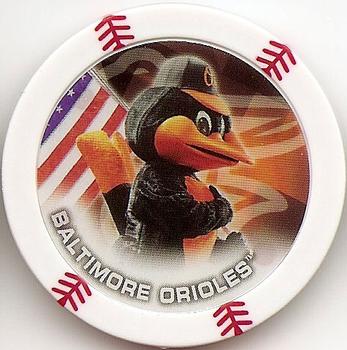 2014 Topps Chipz - Mascots #NNO Oriole Bird Front