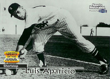 1999 Sports Illustrated Greats of the Game #11 Luis Aparicio Front