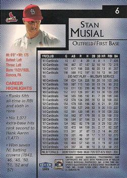 1999 Sports Illustrated Greats of the Game #6 Stan Musial Back