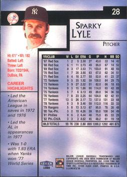 1999 Sports Illustrated Greats of the Game #28 Sparky Lyle Back