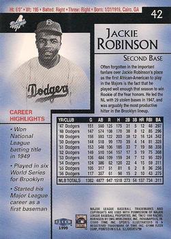 1999 Sports Illustrated Greats of the Game #42 Jackie Robinson Back