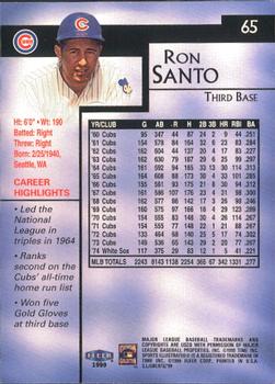 1999 Sports Illustrated Greats of the Game #65 Ron Santo Back
